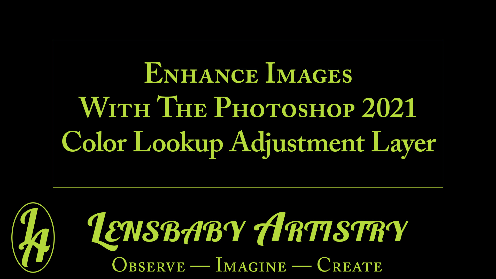 Color Lookup Adjustment Layer